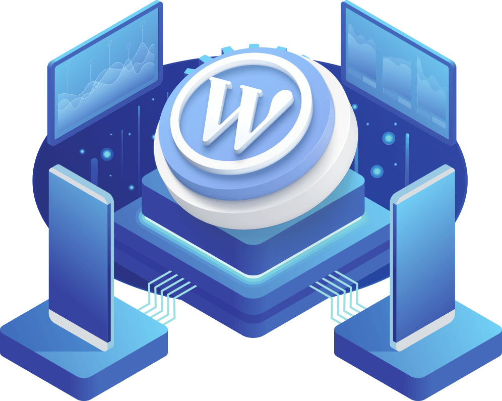 WordPress Development Illustration